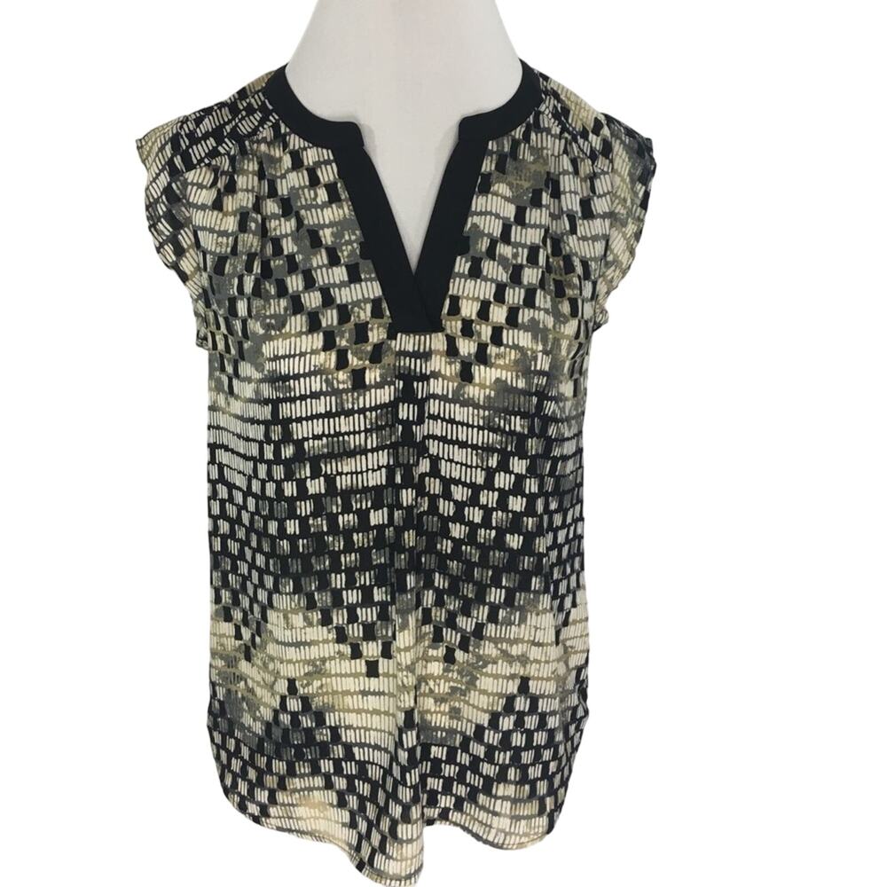 Daniel Rainn Women's V Neck Top Blouse Size XS